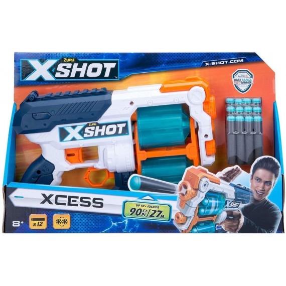 Grandi Giochi- X-Shot Excess, Multicolore, GG-46021 Grandi Giochi- X-Shot Excess, Multicolore, GG-46021