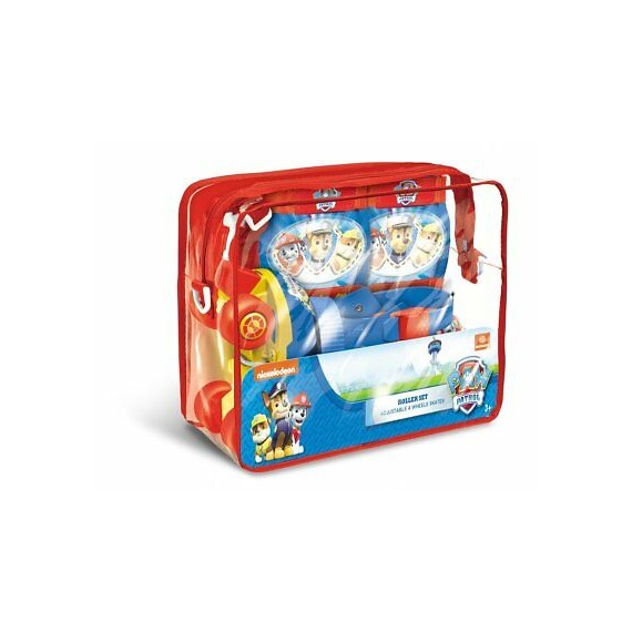 GINOCCHIERE eGOMITIERE PAW PATROL 22-29 MONDO 28312 PATTINI 4 RUOTE REGOLABILI