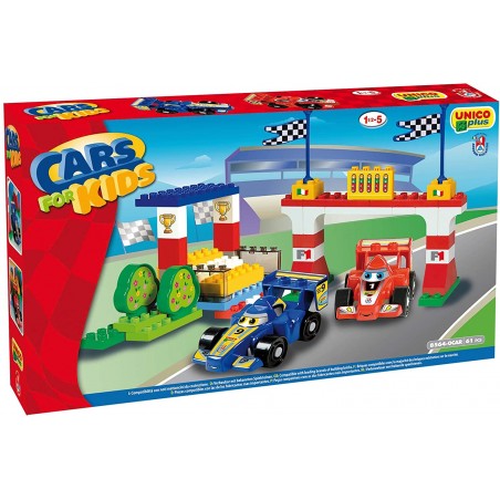 Unico Cars For Kids-Autodromo F1 61pz 8564
