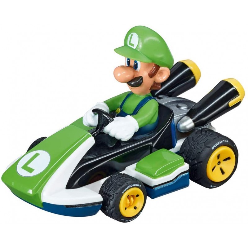 Carrera Toys GO!!! Mario Kart Mach 8 Set Pista da Corsa e Due Macchinine  con Mario e Luigi,