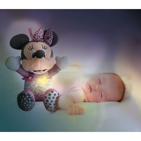 Baby Minnie Goodnight Plush-Peluche interattivo Nanna 17395