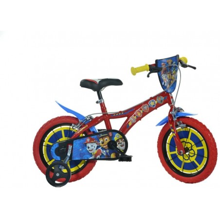 Dino Bikes Bicicletta per Bambini 14" Paw Patrol Bimbo 614-PW
