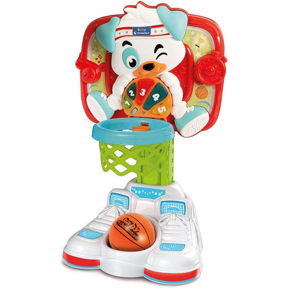 Clementoni 17437 1.2.3... Canestro! Contacanestro interattivo parlante con segnapunti automatico
