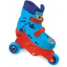 Mondo Toys 28313 Paw Patrol 3 In Line Skates Pattini doppia funzione Regolabili mis. 29-32