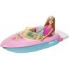 Barbie Playset con Bambola Bionda, Motoscafo Galleggiante, Cucciolo mattel GRG30