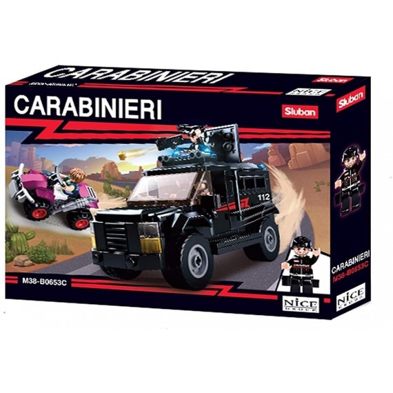 Costruzioni Camionetta dei Carabinieri inseguimento Ladro B0653
