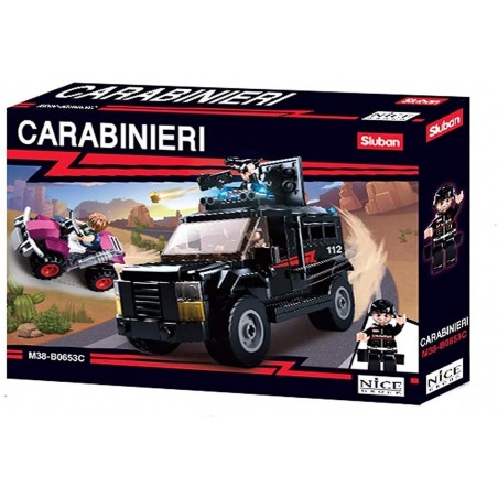 Costruzioni Camionetta dei Carabinieri inseguimento Ladro B0653