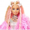 Barbie Extra, Bambola Bionda, con Cucciolo, Vestiti alla Moda e 10 Accessori, GRN28