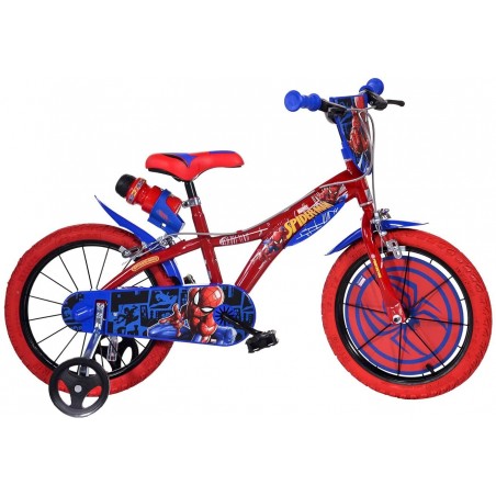 Dino Bikes Bicicletta per Bambini Spider-man Bimbo misura 16'' Bambino