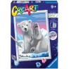 CreArt Orso Polare Dipingere con i Numeri 200795