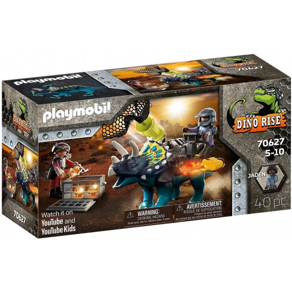 Playmobil Dino Rise  Triceratopo Assalto alle Pietre Leggendarie 70627 Playmobil Dino Rise  Triceratopo Assalto alle Pietre Leggendarie 70627