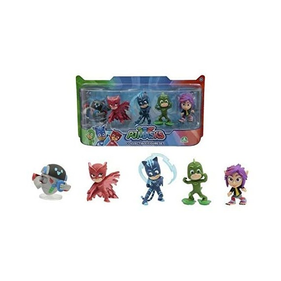 Giochi Preziosi  Pj Masks Set con 5 Personaggi PJM94000 Giochi Preziosi  Pj Masks Set con 5 Personaggi PJM94000
