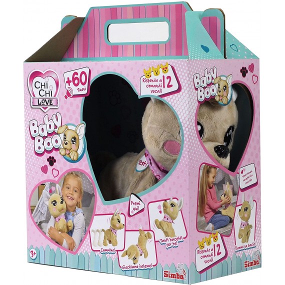 Chi Chi Love Baby Boo Simba cagnolino interattivo 105893500009