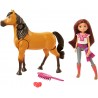 Mattel GXF95 Spirit Il Ribelle Lucky e Spirit all'Avventura con Cavallo Articolato