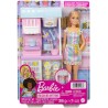 Barbie ‎HCN46 Playset Gelateria con Macchina per Gelato 2 Tipi di Pasta Modellabile Con Accessori Alta 30,4 cm