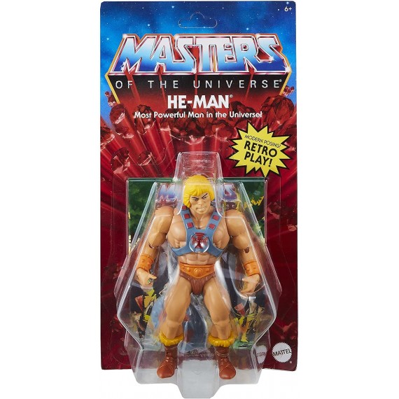 Masters of the Universe HGH44 Origins He-Man Action Figure Personaggio da Combattimento