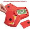 Mattel Games HCC21 UNO Triple Play Gioco di Carte con Porta-Carte Luci Led e Suoni