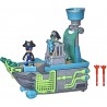 PJ Masks F36655L0 Navicella Pigiapirati del Cielo Playset Veicolo con 2 Action Figure