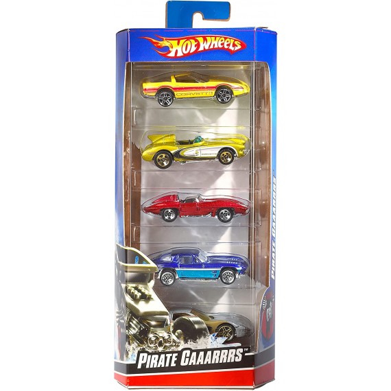 HotWheels 01806 Pack con 5 Macchinine HotWheels 01806 Pack con 5 Macchinine