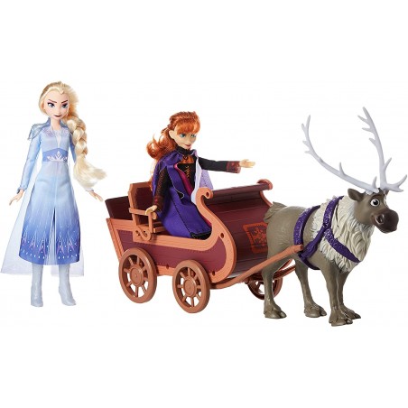 Hasbro E5501EU4 Disney Frozen La regina di ghiaccio II Sven e le sorelle Elsa e Anna