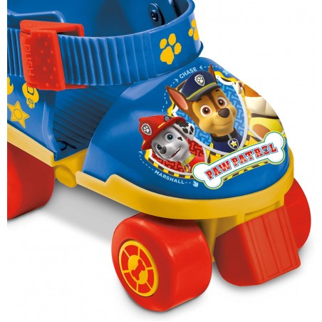 Pattini 4 Ruote Regolabili + Ginocchiere e Gomitiere Paw Patrol 22-29 Mondo 28312