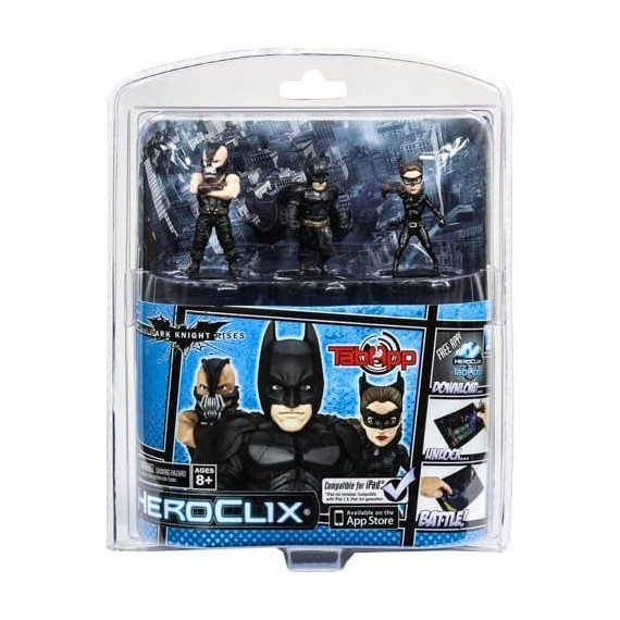 The Dark Knight Rises DC HeroClix TabApp confezione da 3