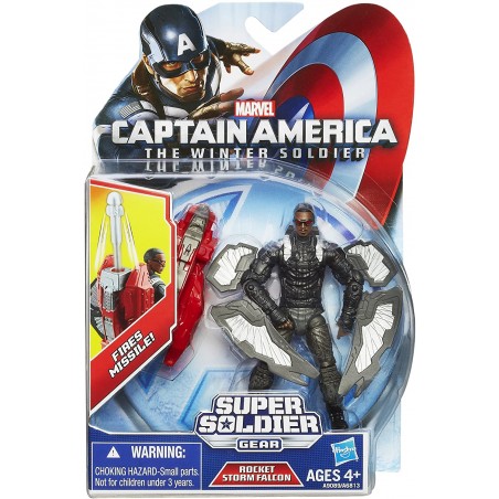 Captain America Super Soldier Gear Rocket Storm Falcon Action Figure