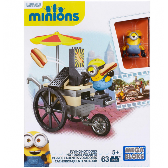 Mega Bloks Minions CNF51 Hot Dog Volanti Mega Bloks Minions CNF51 Hot Dog Volanti