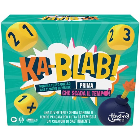 Hasbro F2562103 Ka-Blab Gioco di Società per Famiglie e Bambini dai 10 Anni in Sù