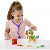 Hasbro F3639 Play-Doh Set da Veterinario playset con Cane Giocattolo trasportino 10 Strumenti 5 Colori