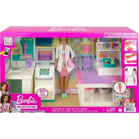 Barbie GTN61 Playset Clinica Di Pronto Soccorso Con Dottoressa Mora E Accessori