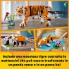 LEGO Creator 31129  3in1 Tigre Maestosa Si Trasforma in Panda o Pesce