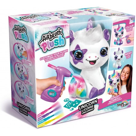 AirBrush Plush Unicorno Peluche da Colorare