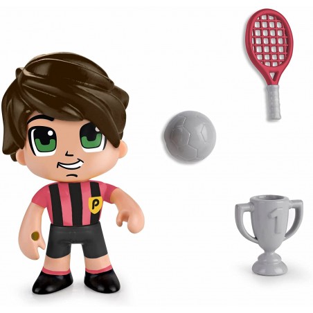 Famosa 700014492 Pinypon Action Confezione di 2 personaggi Supereroe e calciatore