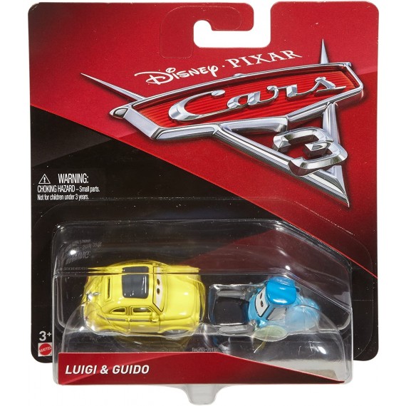 Mattel FJH93 Disney Cars - Luigi & Guido in scala 1:55