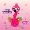 Zuru Pets Alive 9522 Frankie the Funky Flamingo con ali e collo si muovono su 3 belle canzoni
