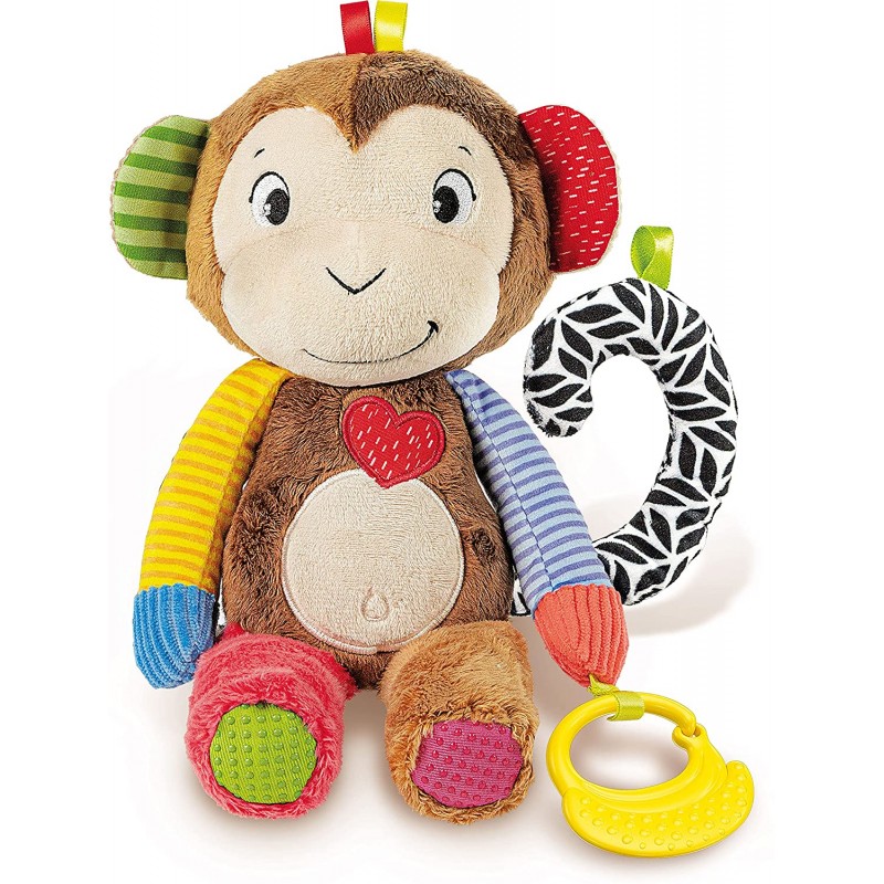 Clementoni 17673 Scimmietta Canta Gioca Impara Peluche interattivo