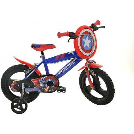 Dino Bikes Captain America Bicicletta 14"