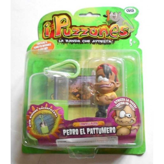 I Puzzones I Fratelli Puzza con Bidone Salvapuzza Fumetto Originale e Card da Collezione Pedro el Pattumero