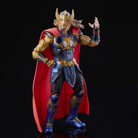 Hasbro Marvel Legends Thor Love And Thunder da Collezione Thor  15 cm  da Collezione 2 Accessori 1 Pezzo Build-a-Figure F1045