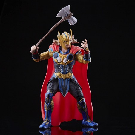 Hasbro Marvel Legends Thor Love And Thunder da Collezione Thor  15 cm  da Collezione 2 Accessori 1 Pezzo Build-a-Figure F1045
