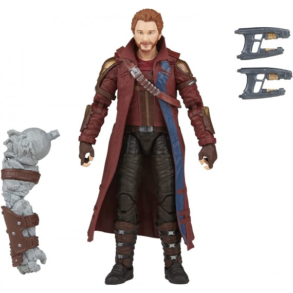 Hasbro Marvel Legends Thor: Love And Thunder Star-Lord 15 cm da Collezione 2 Accessori 1 Pezzo Build-a-Figure F1409