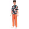 Barbie GBV24 Ken Fashionistas n. 184  Vestiti alla Moda Capelli Corti ScurI