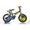 Dino Bikes Bicicletta per Bambini Batman misura 14 Pollici  Bimbo ‎614-BT