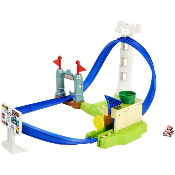 Hot Wheels Mario Kart Circuit Slam Track Set HGK59 Hot Wheels Mario Kart Circuit Slam Track Set HGK59