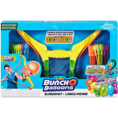 Bunch O Balloons Neon Splash-6 Bunches & Slingshot 56468