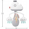 Fisher-Price Giostrina Mille Arcobaleni per Culla Fianco Letto Giostrina e Unità Rilassante Suoni e Luci