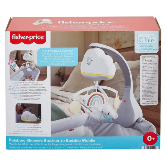 Fisher-Price Giostrina Mille Arcobaleni per Culla Fianco Letto Giostrina e Unità Rilassante Suoni e Luci Fisher-Price Giostrina Mille Arcobaleni per Culla Fianco Letto Giostrina e Unità Rilassante Suoni e Luci