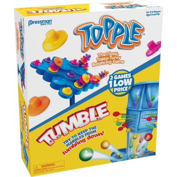 Goliath 924266 Combo Set Topple&Tumble 2 Giochi In 1 Goliath 924266 Combo Set Topple&Tumble 2 Giochi In 1