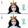 Barbie Cutie Reveal Serie Fantasia con costume da unicorno 10 sorprese cucciolo ed effetto cambia colore HJL58